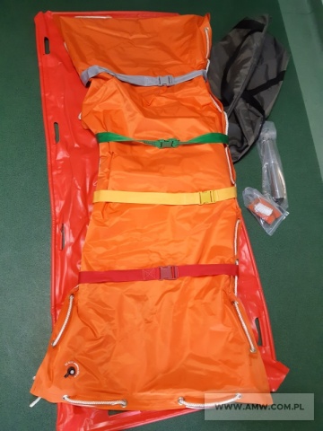 Sprzęt ratowniczy - pakiet zawierający 2 poz. asort., w tym: materac podciśnieniowy do unieruchomienia ciała, materac próżniowy 